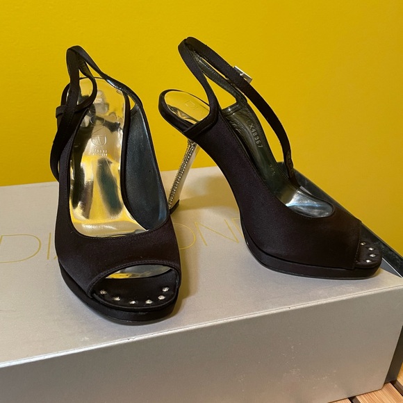 Stuart Weitzman Diamond Heel Ankle strap Heels Size 36 1/2 - Picture 4 of 8